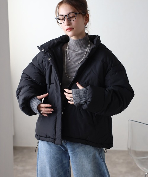 フード付き 中綿ジャケット（ダウンジャケット/コート）｜TRIANGLE