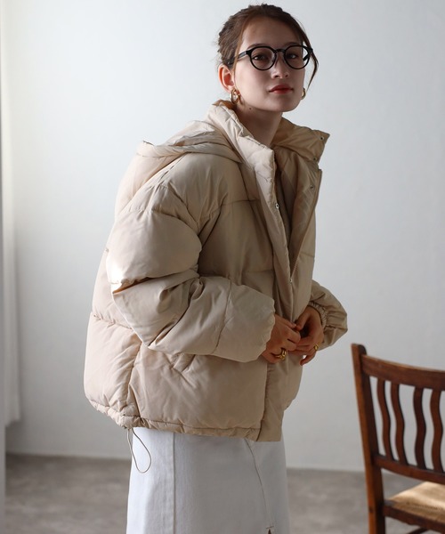 セール】フード付き 中綿ジャケット（ダウンジャケット/コート
