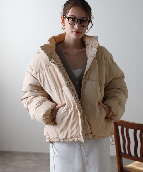 セール】フード付き 中綿ジャケット（ダウンジャケット/コート