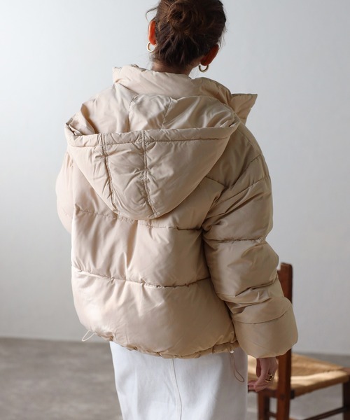 セール】フード付き 中綿ジャケット（ダウンジャケット/コート