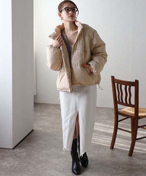 セール】フード付き 中綿ジャケット（ダウンジャケット/コート