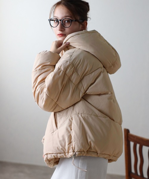 セール】フード付き 中綿ジャケット（ダウンジャケット/コート