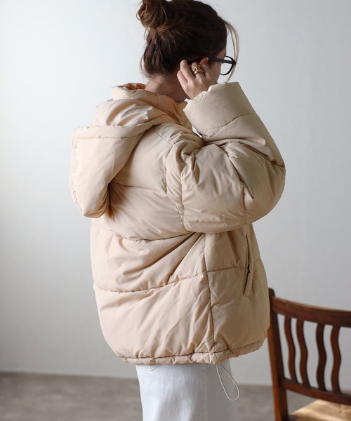 セール】フード付き 中綿ジャケット（ダウンジャケット/コート