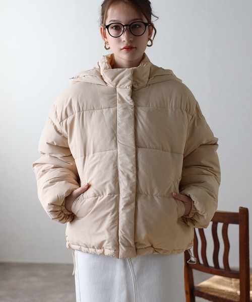 セール】フード付き 中綿ジャケット（ダウンジャケット/コート