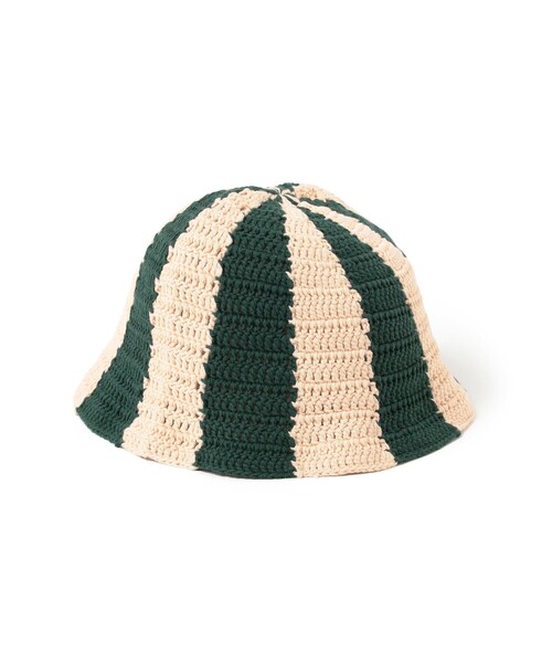 B:MING by BEAMS(ビーミングバイビームス)の「B:MING by BEAMS / ストライプ クロシェ ハット(ハット・キッズ・グリーン/レッド・ONE SIZE)」の11枚目の写真