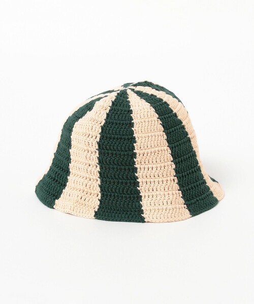 B:MING by BEAMS(ビーミングバイビームス)の「B:MING by BEAMS / ストライプ クロシェ ハット(ハット・キッズ・グリーン/レッド・ONE SIZE)」の13枚目の写真