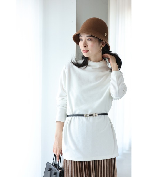 カットソーとスリットチュニックのゆったり楽ちん2点セット（Tシャツ/カットソー）｜CAWAII（カワイイ）