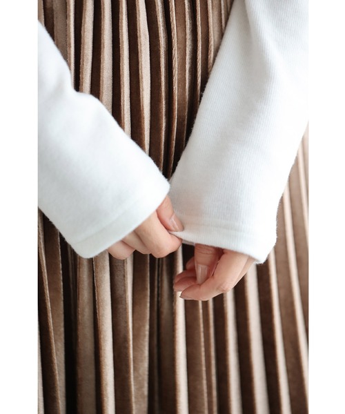 カットソーとスリットチュニックのゆったり楽ちん2点セット（Tシャツ/カットソー）｜CAWAII（カワイイ）