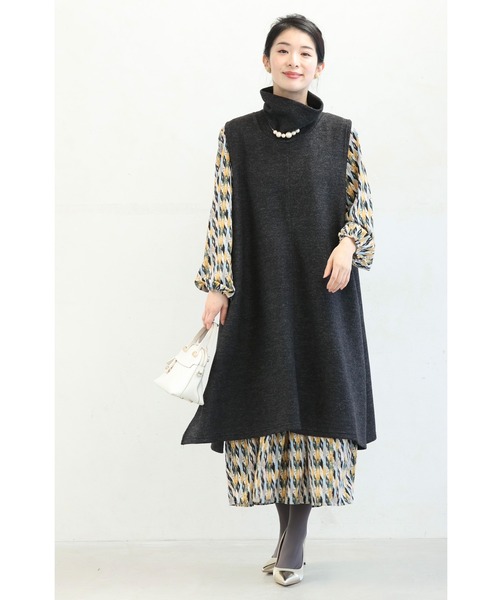 カットソーとスリットチュニックのゆったり楽ちん2点セット（Tシャツ/カットソー）｜CAWAII（カワイイ）