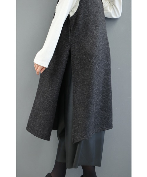 カットソーとスリットチュニックのゆったり楽ちん2点セット（Tシャツ/カットソー）｜CAWAII（カワイイ）