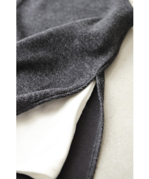 カットソーとスリットチュニックのゆったり楽ちん2点セット（Tシャツ/カットソー）｜CAWAII（カワイイ）