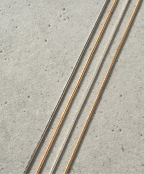 GOLDY（ゴールディ）の「【GOLDY】ニュアンス メタル ループ タイ ネックレス / 3230408※（ネックレス・レディース・ゴールド/シルバー/シルバー系その他/ゴールド系その他2・FREE）」の8枚目の写真