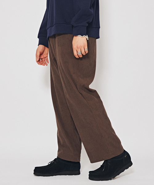 B.C STOCK（ベーセーストック）の「TECH コーデュロイオーバーパンツ（その他パンツ・メンズ・ブルー系その他/ブラック/アイボリー/ブラウン/ピンク・FREE）」の3枚目の写真