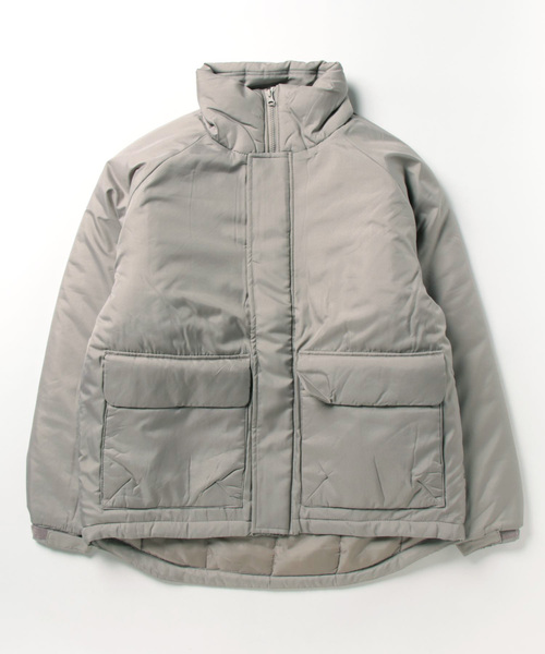 STYLEBLOCK（スタイルブロック）の「デュスポ中綿ハッピーブルゾン（ダウンジャケット/コート・メンズ・ホワイト/グレイッシュベージュ・M/L）」の4枚目の写真