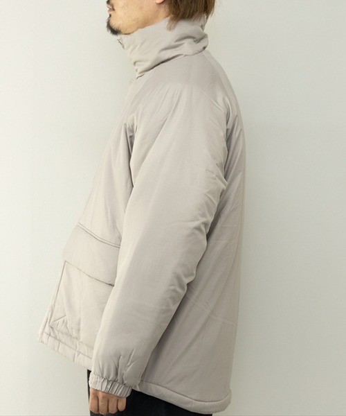 STYLEBLOCK（スタイルブロック）の「デュスポ中綿ハッピーブルゾン（ダウンジャケット/コート・メンズ・ホワイト/グレイッシュベージュ・M/L）」の5枚目の写真