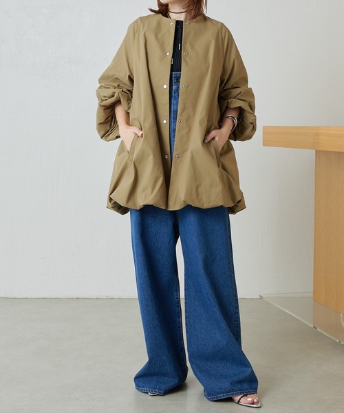 GALLARDAGALANTE NAVY ベージュ　ファー　コート ジャケット/アウターの通販 | PAL CLOSET(パルクローゼット
