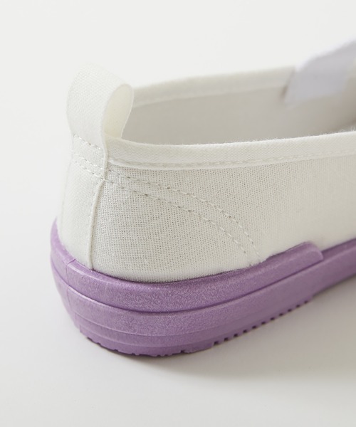 devirock（デビロック）の「スリムフィット 上履き(上靴) インソール2枚付き（スリッポン・キッズ・サックスブルー系/ホワイト/ラベンダー/ミント/ライトグレー/ピンク系1・23.0cm/22.0cm/21.0cm/20.0cm/19.0cm/18.0cm/17.0cm）」の13枚目の写真