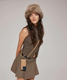 【BANDOLIER】MILA MAGSAFE PEWTER / TAN 【iPhone14/15 iPhone14Pro/15Pro】 マグセーフ対応