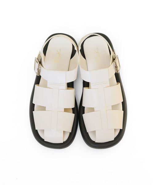 RiiiKa(リーカ)の「【RiiiKa/リーカ】厚底グルカサンダル(サンダル・レディース・ブラック/イエロー/アイボリー・L/M/S/LL)」の17枚目の写真