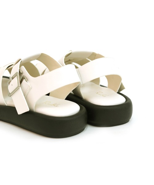 RiiiKa(リーカ)の「【RiiiKa/リーカ】厚底グルカサンダル(サンダル・レディース・ブラック/イエロー/アイボリー・L/M/S/LL)」の21枚目の写真