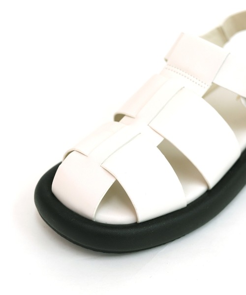 RiiiKa(リーカ)の「【RiiiKa/リーカ】厚底グルカサンダル(サンダル・レディース・ブラック/イエロー/アイボリー・L/M/S/LL)」の22枚目の写真