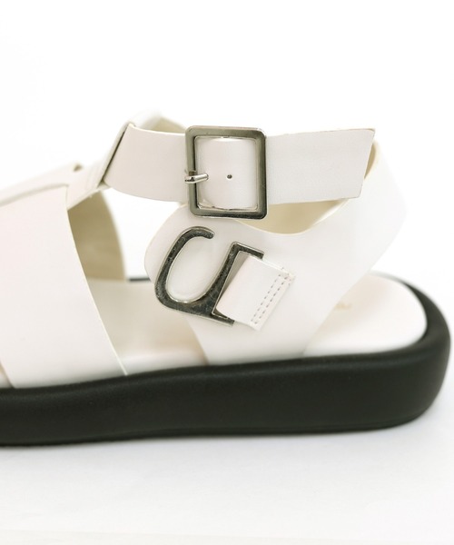 RiiiKa(リーカ)の「【RiiiKa/リーカ】厚底グルカサンダル(サンダル・レディース・ブラック/イエロー/アイボリー・L/M/S/LL)」の11枚目の写真