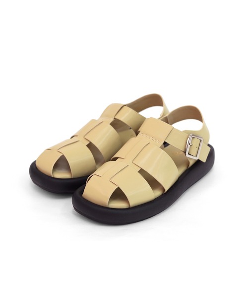 RiiiKa(リーカ)の「【RiiiKa/リーカ】厚底グルカサンダル(サンダル・レディース・ブラック/イエロー/アイボリー・L/M/S/LL)」の14枚目の写真