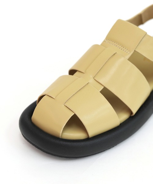 RiiiKa(リーカ)の「【RiiiKa/リーカ】厚底グルカサンダル(サンダル・レディース・ブラック/イエロー/アイボリー・L/M/S/LL)」の9枚目の写真