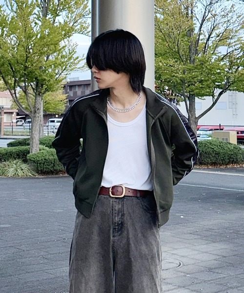 4717【極美品】ワイスリー　ショート丈ブルゾン トラックジャケット 透け感 黒 4717【極美品】ワイスリー ショート丈ブルゾン トラック