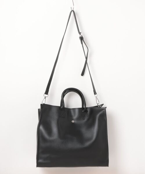 Valluat | GLINT BAG BLACK [正規品/関税込] セール】大容量2wayスクエアショルダーバッグ（ショルダーバッグ