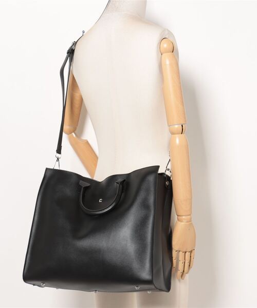 Valluat | GLINT BAG BLACK [正規品/関税込] セール】大容量2wayスクエアショルダーバッグ（ショルダーバッグ