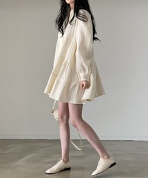 MAISON DE THERESE | バブルスリーブショート丈ワンピース(ワンピース)