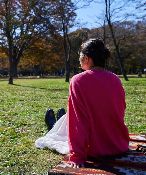 FREAK'S STORE(フリークスストア)の「ローソン×FREAK'S STORE RELAX FIT WASHABLE INSTANT KNIT/リラックスフィット インスタントニット(ニット/セーター・メンズ・ブルー/ピンク/ブラック/ナチュラル・1/0)」の20枚目の写真