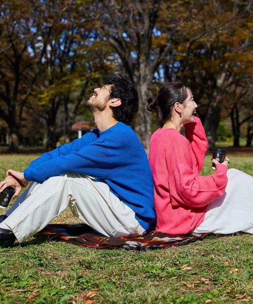 FREAK'S STORE(フリークスストア)の「ローソン×FREAK'S STORE RELAX FIT WASHABLE INSTANT KNIT/リラックスフィット インスタントニット(ニット/セーター・メンズ・ブルー/ピンク/ブラック/ナチュラル・1/0)」の21枚目の写真