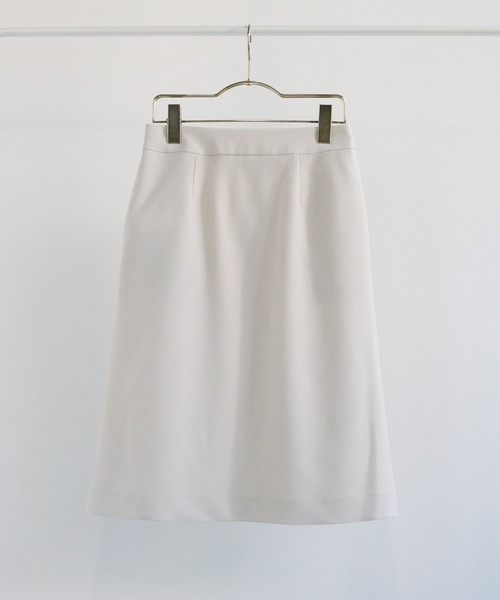 WHITE JOOLA（ホワイトジョーラ）の「オフィスもフォーマルも軽キレイスカート！【洗濯機で洗える！ストレッチ！シワになりにくい】杢調2WAY・Aラインスカート（スーツスカート・レディース・オフホワイト/ネイビー/ライトベージュ・S/M/L）」の20枚目の写真