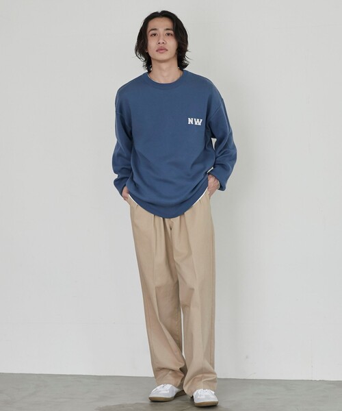 coen(コーエン)の「ロゴジャガードニットプルオーバー(ニット/セーター・メンズ・グレー/ネイビー/ブラック/ロイヤルブルー・L/M)」の10枚目の写真