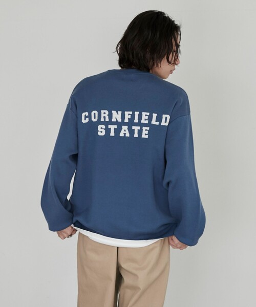 coen(コーエン)の「ロゴジャガードニットプルオーバー(ニット/セーター・メンズ・グレー/ネイビー/ブラック/ロイヤルブルー・L/M)」の19枚目の写真