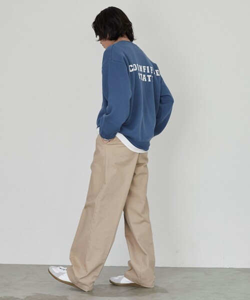 coen(コーエン)の「ロゴジャガードニットプルオーバー(ニット/セーター・メンズ・グレー/ネイビー/ブラック/ロイヤルブルー・L/M)」の20枚目の写真