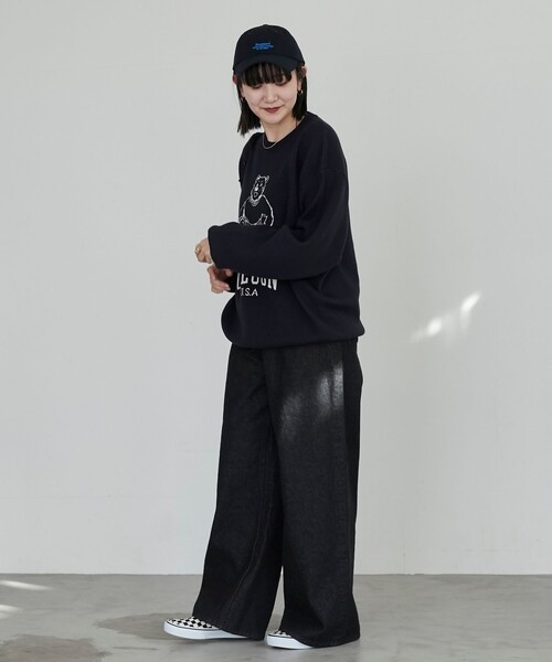 coen(コーエン)の「ロゴジャガードニットプルオーバー(ニット/セーター・メンズ・グレー/ネイビー/ブラック/ロイヤルブルー・L/M)」の22枚目の写真