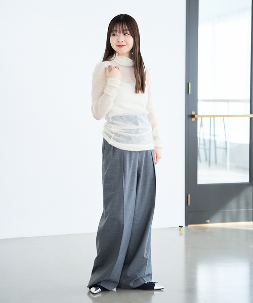 LE TALON（ルタロン）の「ポインテッドトゥキャップバレエ（バレエシューズ・レディース・ネイビー/ピンク/アイボリー・22cm/22.5cm/23cm/23.5cm/24cm/24.5cm/25cm）」の16枚目の写真