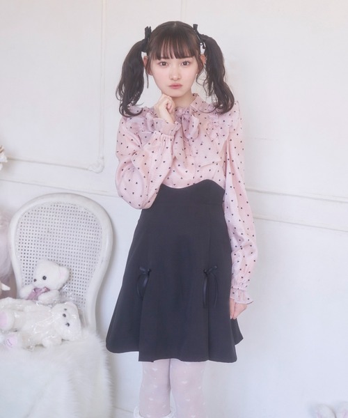 Honey Cinnamon スカート ワンピース ブラウス Honey Cinnamon（ハニーシナモン）の「ローズキャミワンピ