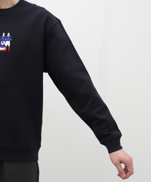 417 EDIFICE（フォーワンセブンエディフィス）の「【CITY BOYS FC / シティボーイズFC】417別注 Squad 刺繍クルー（Tシャツ/カットソー・メンズ・ネイビー/チャコールグレー・MEDIUM/LARGE）」の9枚目の写真