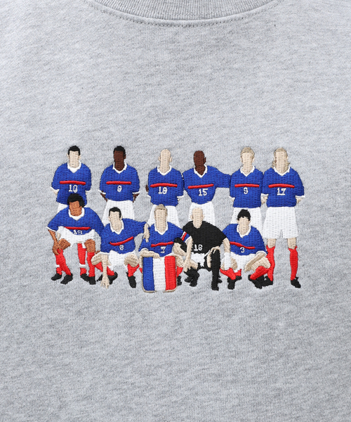 417 EDIFICE（フォーワンセブンエディフィス）の「【CITY BOYS FC / シティボーイズFC】417別注 Squad 刺繍クルー（Tシャツ/カットソー・メンズ・ネイビー/チャコールグレー・MEDIUM/LARGE）」の12枚目の写真