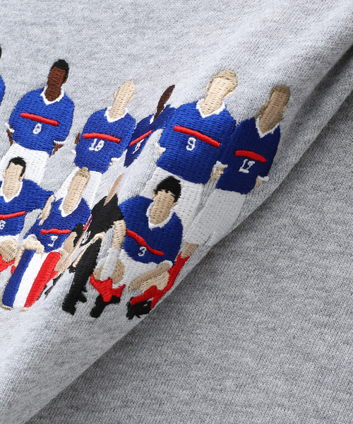 417 EDIFICE（フォーワンセブンエディフィス）の「【CITY BOYS FC / シティボーイズFC】417別注 Squad 刺繍クルー（Tシャツ/カットソー・メンズ・ネイビー/チャコールグレー・MEDIUM/LARGE）」の17枚目の写真