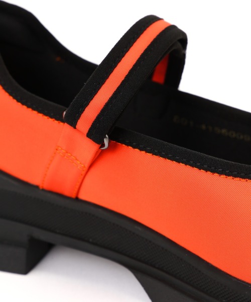 ROSE BUD（ローズバッド）の「ストラッププラットフォームシューズ（バレエシューズ・レディース・グリーン/オレンジ/ブラック・37/38/36）」の9枚目の写真