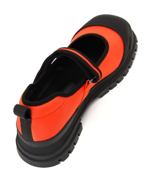 ROSE BUD（ローズバッド）の「ストラッププラットフォームシューズ（バレエシューズ・レディース・グリーン/オレンジ/ブラック・37/38/36）」の10枚目の写真