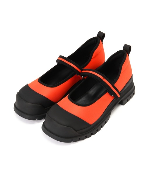 ROSE BUD（ローズバッド）の「ストラッププラットフォームシューズ（バレエシューズ・レディース・グリーン/オレンジ/ブラック・37/38/36）」の11枚目の写真