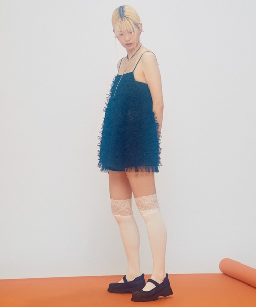 ROSE BUD（ローズバッド）の「ストラッププラットフォームシューズ（バレエシューズ・レディース・グリーン/オレンジ/ブラック・37/38/36）」の14枚目の写真