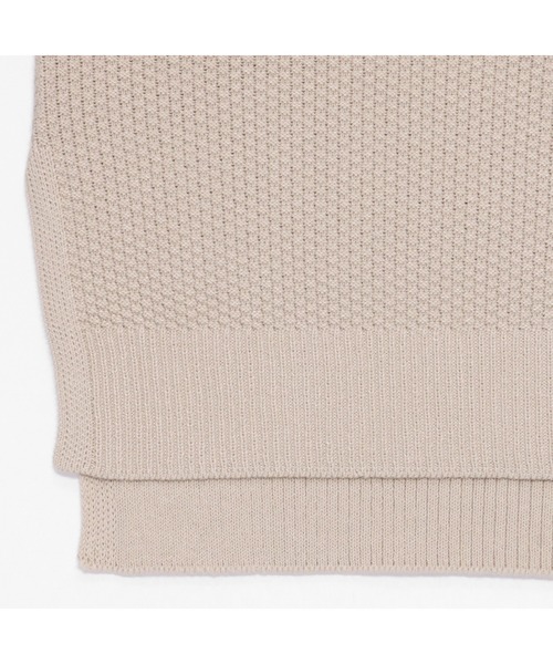 Pitta Re:)（ピッタリ）の「クルーネックニットベスト（ベスト・レディース・ピンクベージュ/ライム・M/L/LL）」の8枚目の写真