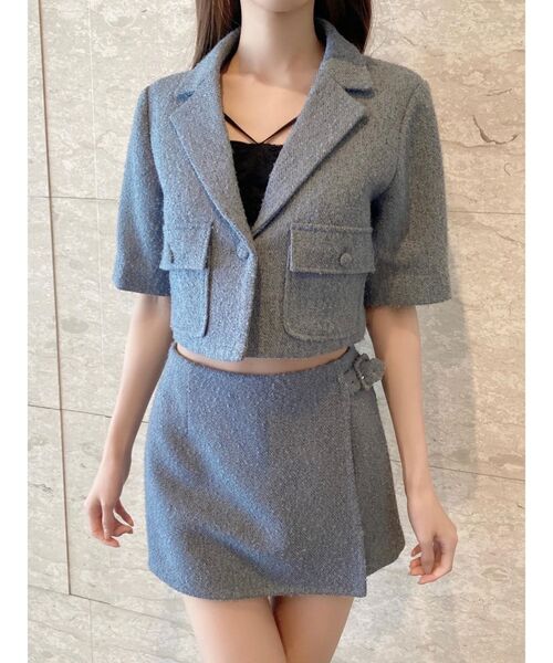 EATME（イートミー）の「ベルテッドスコート（その他パンツ・レディース・ブラック/オフホワイト/ブルー・SMALL/MEDIUM）」の11枚目の写真